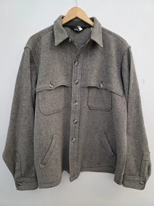 Vintage 1970s Woolrich Mackinaw Style Cape Cap Wool Hunting Work Jacket XL USA - Picture 1 of 8