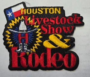 Houston Livestock Show & Rodeo (aufbügeln) gestickter Aufnäher - Bild 1 von 1