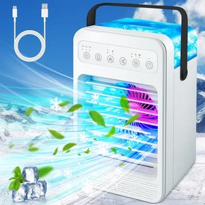 Portable Air Conditioners, Touch Screen Evaporative Air Cooler with 4 Speeds,... - Picture 1 of 8
