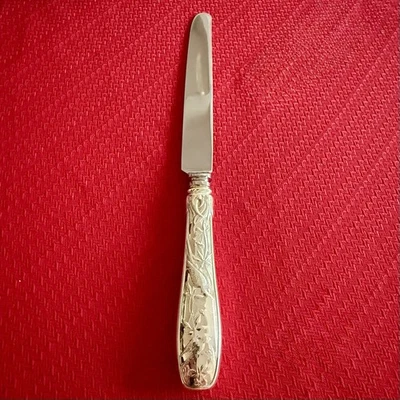 Faca de jantar Tiffany & Company Audubon prata esterlina 10"/usada/sem monograma - Imagem 1 de 4