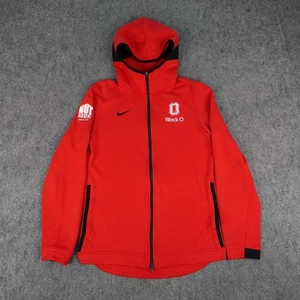 Ohio State Buckeyes giacca uomo piccola Nike Dri Fit Showtime felpa con cappuccio zip intera NCAA - Foto 1 di 17