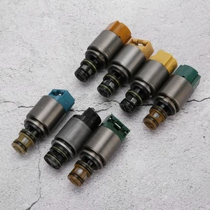 ˜7Pcs Transmission Solenoid Valve Set Fit For 545i/550i/645ci/645Li/650i/5 7 - Picture 1 of 10