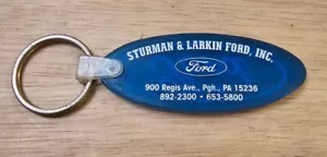 Llavero vintage con logotipo de Ford Sturman & Larkin Inc. Ford Pittsburgh, Pa - Imagen 1 de 2