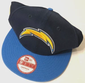 Gorra gorra azul cosida con logotipo del equipo de la AFC de los San Diego Chargers talla única - Imagen 1 de 2