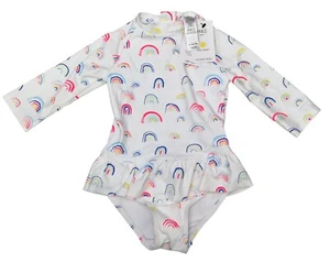 MARKS & SPENCER Niños Niñas Traje de Baño Sol Inteligente Arco Iris Multicolor UPF 50 5-6 Años - Imagen 1 de 7