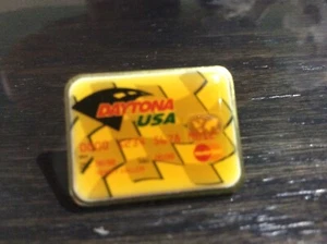 1996 Lapel Pin Daytona USA Mastercard Nascar Advertising Enamel Hat Tac metal - Picture 1 of 6
