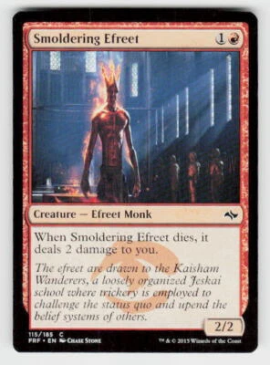 Fate Reforged #115 Smoldering Efreet - Image 1 of 2