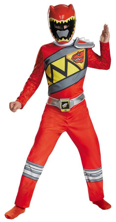 Disguise Red Ranger Dino Charge Classic Costume Large 10-12