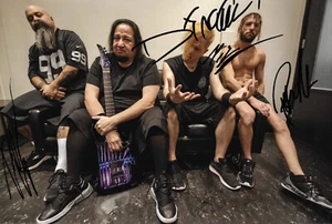 Foto autógrafos de 8x12 pulgadas firmados por Fear Factory - Imagen 1 de 1