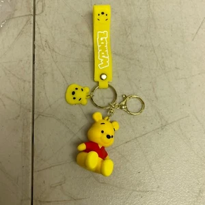 Assorted Silicone Winnie The Pooh Keychain Piglet Accessory - Picture 1 of 5