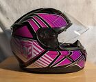 HJC CL-17 Redline Helmet Pink/Black S Small Snell Approved Excellent Condition