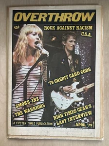 Rare Overthrow #1, Punk Music Magazine 1979, Rock Against Racism Poster (S196) - Imagen 1 de 5