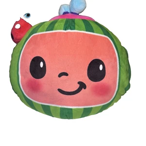 Cuscino coccole melone peluche CoComelon alto 11" e largo 10" usato - Foto 1 di 10