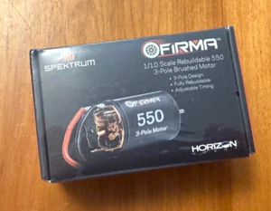 Spektrum Firma 14T 550 3-Pole Brushed Motor Bruiser Clod Buster Blackfoot RC10 - Picture 1 of 4