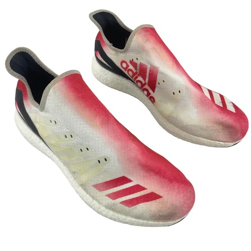 Adidas Speedfactory Sneakers Uomo Rosso Bianco Running Atletica Taglia 13 Usate