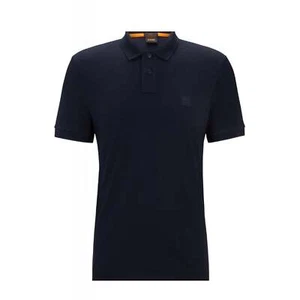 Boss 50507803 Passenger Cotton Piqué Polo Half Sleeve T-Shirt - Dark Navy - Picture 1 of 3