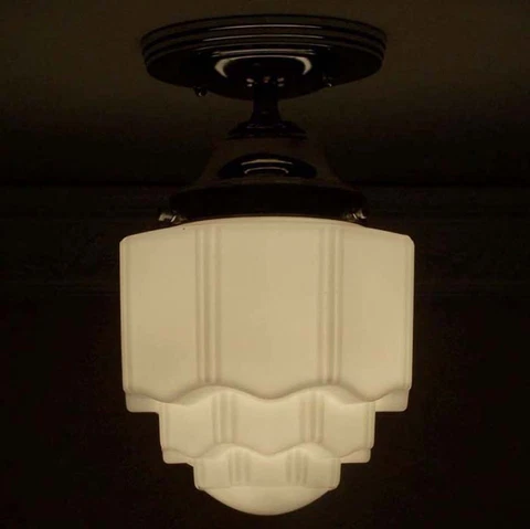 306a VINTAGE antique Ceiling Light Lamp KITCHEN BATH PORCH WEDDING CAKE Cover