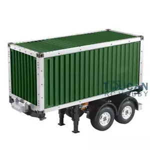 RC TOUCANRC 20ft Chassis Container Semi-Trailer for TAMIYA 1/14 Tractor Truck - Picture 1 of 3