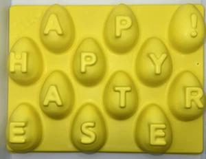 Jell-O Jello Jigglers Happy Easter Gelatin Mold Yellow Eggs ~ RARE ~ SHIPS FAST - Picture 1 of 2