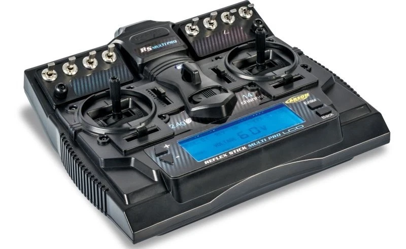 Carson Reflex Stick Multi Pro LCD 2.4G 14-Kanal Pultsender/Empfänge - 500501004 - Bild 1 von 1