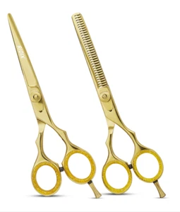 Professional Hair salon Cutting Shears Thinners Hairdressing Barber Scissors Set - Picture 1 of 27