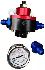 Carburador de baja presión 140 GPH 4-14 PSI regulador de presión de combustible kit y medidor FPR - Imagen 1 de 2