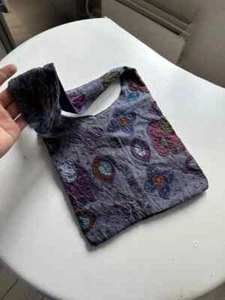 Vintage Multicolor Patchwork Bag Retro Band Opium Size ONE SIZE - Picture 1 of 6