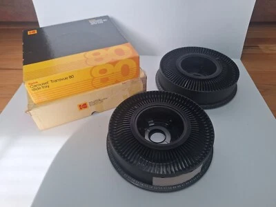 Lote de 2 Bandejas Deslizantes Kodak Carrusel: Transvue 80 y Ektagraphic Universal Modelo 2 Foto 1 de 4