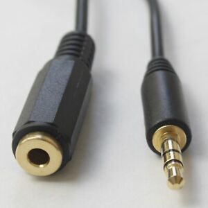 3.5mm Male to Female Extension Cable Headset Audio Jack Extender Adapter Cord