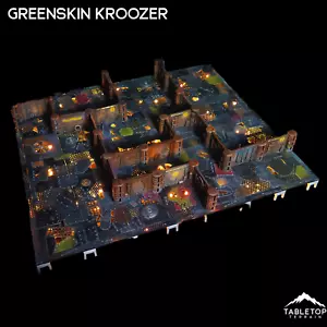 Greenskin Kroozer Boarding Actions Compatible Terrain Set - Grimdark Terrain - Picture 1 of 9