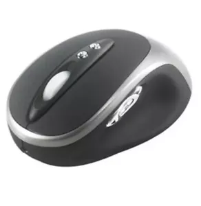 Targus Wireless AMW14CA Silver/Black 8 Buttons Wireless Laser Mouse NEW - Picture 1 of 7