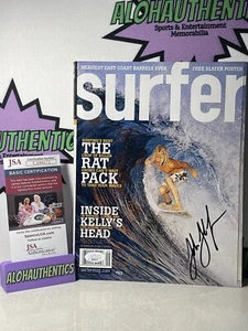 JOHN JOHN FLORENCE SIGNED SURFER MAGAZINE WSL WORLD CHAMPION HAWAII JSA AUTO - Picture 1 of 3