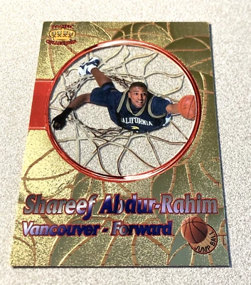 Pacific Jump Ball 1996 #JB-1 Shareef Abdur-Rahim Cal Bears Foto 1 de 2