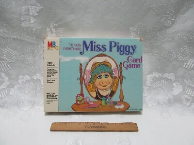 Vintage Miss Piggy card game 1980  - Image 1 of 4