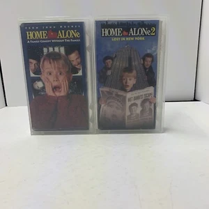 Home Alone 1 & 2 VHS Lot Of Two (2) Adventure Family Comedy Christmas Holiday - Picture 1 of 5