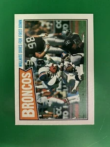 1987 Topps Gerald Willhite TC, TL Denver Broncos #30 - Picture 1 of 2