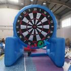 Inflatable Football Dart Board With Sticky Soccer Balls Giant Foot Kicking Ball
