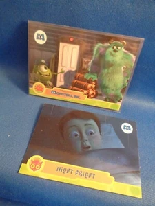 MONSTER'S INC. - 2001 TOPPS / DISNEY / PIXAR (1) PROMO CARD + (1) #2 ! LQQK ! - Picture 1 of 2