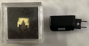 SHURE 500S P-MOUNT CARTRIDGE AND NEW AFTER MARKET STYLUS . - Picture 1 of 1