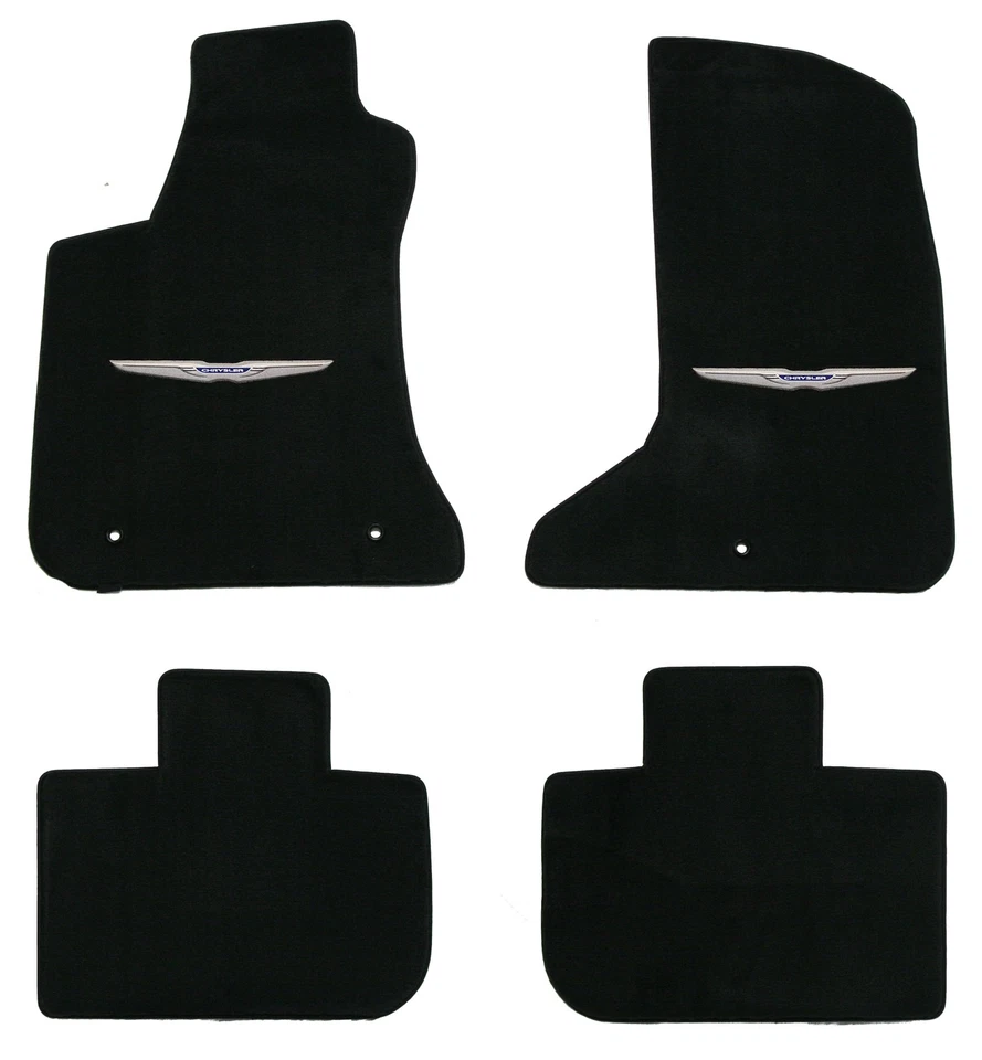 Alfombrillas LLOYD Velourtex 4 piezas logotipos en alfombrillas delanteras Chrysler 300 2011 a 2018 AWD Foto 1 de 4