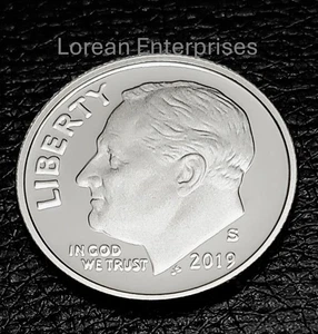 2019 S Roosevelt Dime 99.9% SILVER ✼ PROOF✼ - Picture 1 of 4