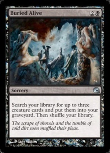 Moderate Play x 1 Buried Alive - Foil Premium Deck Series: Graveborn - Image 1 of 1