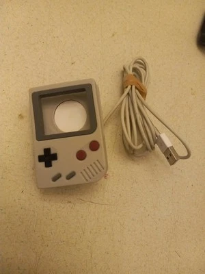 Base de Carga Consola GameBoy Retro Apple Watch Gris Silicona con Cable de Carga Foto 1 de 4