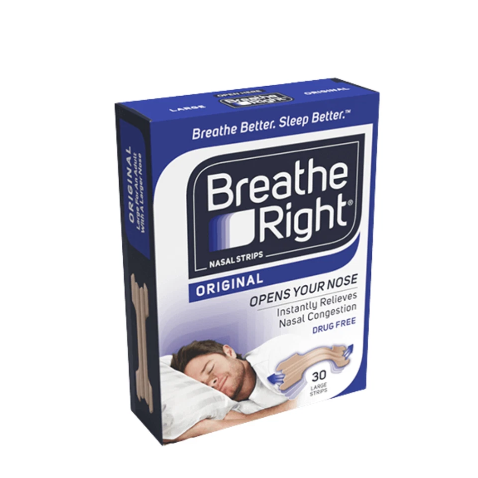 Breathe Right Original Nasal Strips Large 30 pack - image 1 of 1