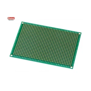 Versuchskarte Millefori Halbe Eurocard 100 x 70 mm Kupfer vergoldet - Bild 1 von 1