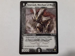 Duel Masters Gnarvash, Merchant of Blood Rare DM06 57/110 LP *Read Des.* - Picture 1 of 1