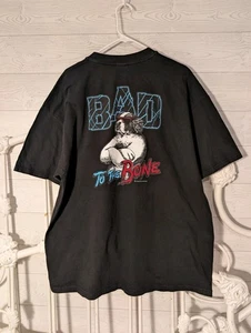 Vintage Big Dogs Biker Shirt Herren 2XL schwarz Motorrad George Thorogood 90s Y2K - Bild 1 von 7