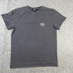 APC Standard Shirt Mens Small Logo Crew Neck Short Sleeve Rue Madame Paris Tee - Picture 1 of 9