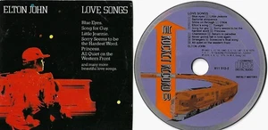 ELTON JOHN "Love Songs" RARE ORIGINAL KOREAN (SKC) "ROCKET" CD (TARGET ERA) - Picture 1 of 4