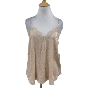 Zadig & Voltaire Top Women M Medium Poudre Christy Jac Leo Silk Leopard Jacquard - Picture 1 of 11
